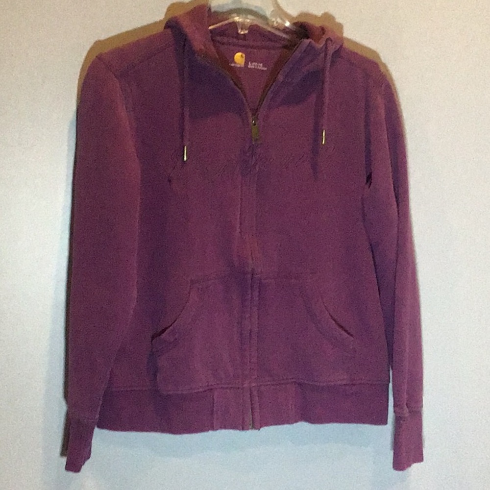 Carhartt girls zip up hoodie jacket